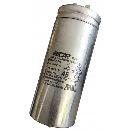 Condensateur compresseur alu 45µF (Eden 1)