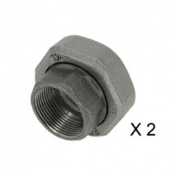Jeu de 2 raccords 26/34 et joints