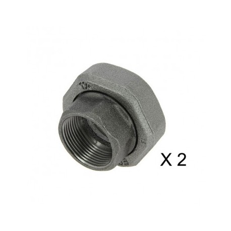 Jeu de 2 raccords 26/34 et joints