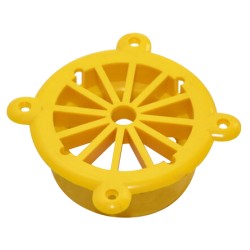 Grille hélice jaune