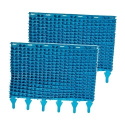 Brosse Lamelles Bleu par 2