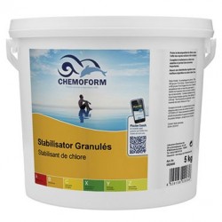 STABILISANT DE CHLORE Stabilisator Granulés (5 kg)