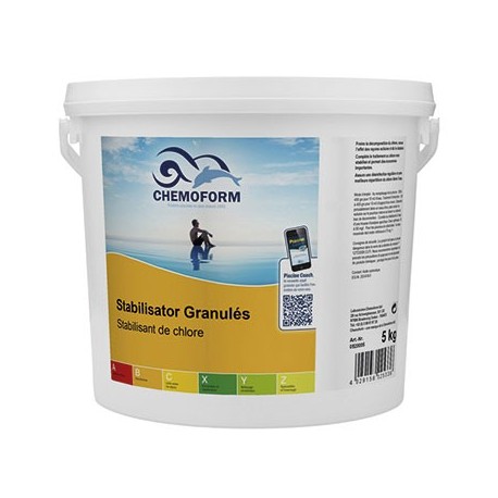 STABILISANT DE CHLORE Stabilisator Granulés (5 kg)