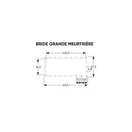 Cache, bride, joints, vis pour Skimmer SERIE FRANCE GM 