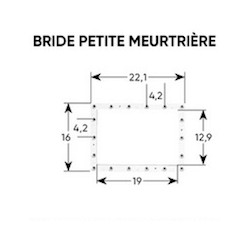 Cache, bride, joints, vis pour Skimmer SERIE FRANCE PM