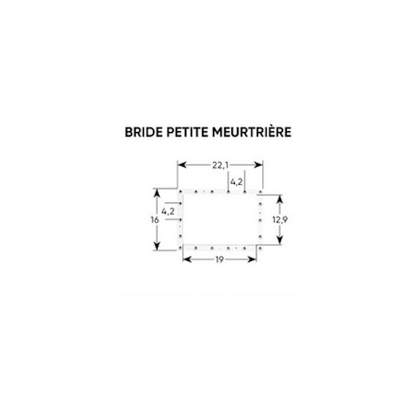 Cache, bride, joints, vis pour Skimmer SERIE FRANCE PM