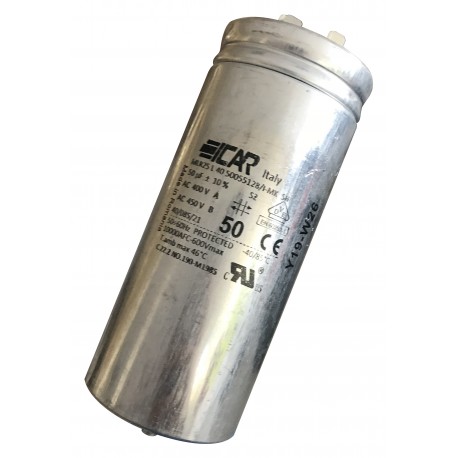 Condensateur alu compresseur 50 MF Powerfirst 6, 8 et 11 mono