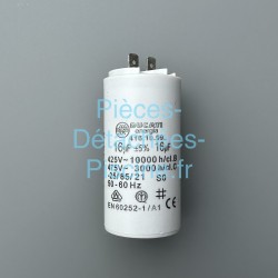 Condensateur 16µF à cosses Ø35x70,5mm - Astralpool PPE SENA. ASTRAMAX. GLASS PLUS
