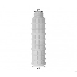 Crépine GD 155mm pour filtre Python et RTM-E les 6 (500 et 610)