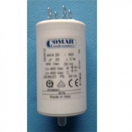 condensateur MKa 20µf 40x70 à cosses