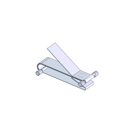 Sangle 25 mm de sécurité Pushlock  - blanc