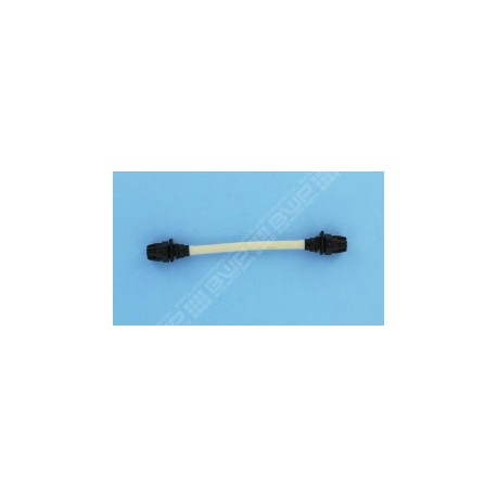 TUBE PÉRISTALTIQUE D.4X7 MM L.155 MM AVEC RACCORDS POUR TUBE D.4X6 MM