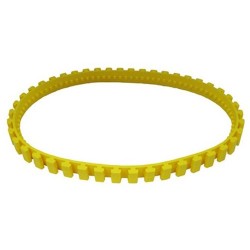 Chenille jaune ancienne version (à picots)