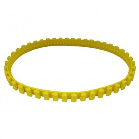 Chenille jaune ancienne version (à picots)