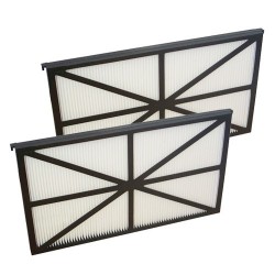 Jeu de 2 éléments filtrants